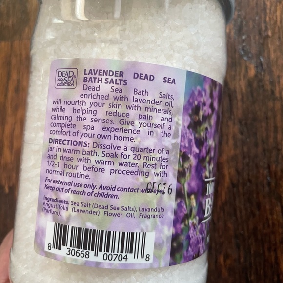 Dead Sea lavender Bath Salts - Picture 3 of 5